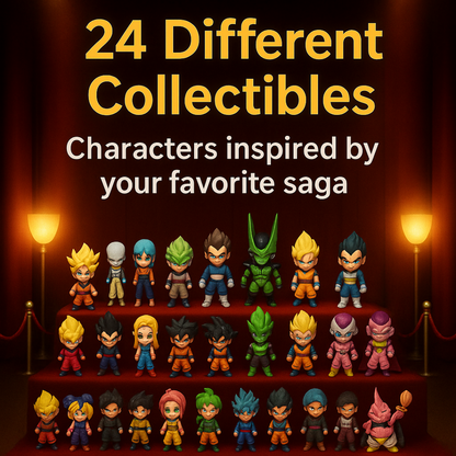 Anime Advent Calendar With 24 Collectible Surprises